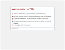 Tablet Screenshot of memoirevive79.fr